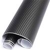 Viviance 30X127Cm 3D In Fibra Di Carbonio Vinile Pellicola Avvolgere Auto Adesivo Foglio Diy Impermeabile Decalcomania - Nero
