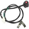 Viviance 22mm 7/8 Pollici Manubrio Interruttore di Arresto del clacson Pulsante clacson per Moto Pit Quad Bike