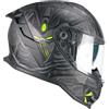 CGM 363S SHOT NIPPO Nero Giallo fluo opaco XXL