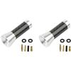 Viviance 2 Set 3.5CM universale auto breve antenna auto tetto radio antenna mini antenna - Argento