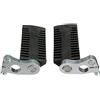 Viviance Coppia pedane poggiapiedi Pilota per Bici da 47cc 49cc 50cc 50mm Mini Tasca Motore Dirt Pit