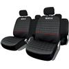 Sparco SPC1042RS Set Coprisedili per Auto, Lazio, Rosso