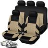 YMNBFCX Coprisedili Auto Anteriore,per MG ZS Hybrid+ Luxury (2024) Set Copri-Sedileper Guidatore e Passeggero, Accessori Auto Interno,A-5Seat