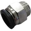 RACCORDO MASCHIO con attacco rapido per microtubo - 1/2 M x 16mm QK