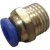 RACCORDO MASCHIO con attacco rapido per microtubo - 1/4 M x 6mm QK