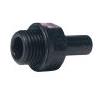 John Guest Transizione pneumatica diritta Ø 1/4''per tubo 6 mm John Guest
