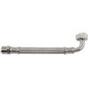 Italtecnica Tubo flessibile 50 cm attacchi ø 3/4""M/F gomito flessibile in acciaio
