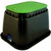 Rain Pozzetto rettangolare Maxi 115 66x49,5 H33cm coperchio verde con maniglia
