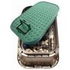 Rain Pozzetto rettangolare Piccolo 111 coperchio verde con maniglia base 30x40cm h22cm