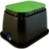 Rain Pozzetto rettangolare XLMaxi 117 59x81 H41,5cm coperchio verde con maniglia