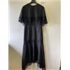 Kaleidoscope Pizzo Ciglia Sovrapposizione Maxi Dress Nero UK 12 (FMS21-5)