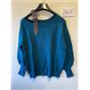BonPrix Jumper BonPrix Con Fibbia Di Diamante In Petrolio Taglia M - UK 14/16