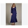 Together Abito Maxi Jersey Con Dettaglio Zip In Blu Navy (FMS19-1)