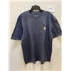 Carhartt T-Shirt Grigio Loose Fit Manica Corta Crew Neck Taglia M L (jt25)