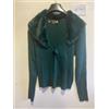 Bon Prix Maglione Verde A Coste BonPrix Con Collo Rimovibile Media - UK 14/16 (FMN36-14)
