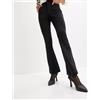 FREEMANS Pantaloni A Svasatura Smart Neri Wide Leg Plus Size 20 26
