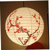 TOSSPER Articoli Regalo 35 Centimetri Lanterna di Carta Plum Blossom Rotonda Coprilampada Stile Cinese Oriental Light Restaurant Festa di Nozze per La Casa