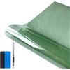 NewL Pellicola autoadesiva multicolore per vetri delle finestre, in PET al 99%, protezione UV, isolamento termico, per auto, case, uffici, negozi, adesivi per finestre (verde chiaro, 30 cm x 200 cm)