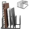 CZMTBO Supporto per tagliere, supporto per tagliere con 5 scomparti, supporto per tagliere, 2,7 cm e 1,3 cm di larghezza, supporto per tagliere, coperchio pentole, teglie da forno