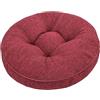 uyeoco Set di 4/2/1 Cuscini Rotondi per Sedie Cucina, 40x40/45x45 per Sedie da Pranzo,Esterno, Giardino, Cucina, Ufficio, Soggiorno(A14,1PCS_40X40CM)