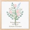 Giftgarden Cornice 25x25,Colore Legno Naturale in PVC,Decorare Casa,1 Pezzo