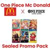 One Piece McDonald's Japan Promo Pack Set Sealed Luffy Limited Edition Originale