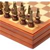 Italfama MEDIEVAL Metallo E Legno Scacchi Set Noce Tavola W/Conservazione Italy