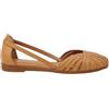 FRAU Ballerina ragnetto in pelle caramello