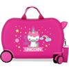 Roll Road Little me Unicorn Valigia per bambini rosa 45 x 31 x 20 cm Rigida ABS 24,6 L 1,8 kg 4 ruote Bagaglio mano, Rosa, Valigia per bambini