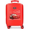 Disney Joumma Bags, Disney Cars RD Trip, Valigia Cabina, Valigia per bambini, Realizzata in ABS, un materiale rigido e leggero, ruote doppie a rotazione multidirezionale, chiusura a combinazione laterale.,