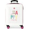 MOVOM Be Happy, Trolley Rigido Cabina 55m Bambine E Ragazze, Multicolore, Media