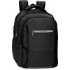MOVOM Trimmed Zaino per portatile regolabile 15,6" nero 33 x 44,5 x 18 cm Poliestere 26,14 L, Nero, Zaino per portatile adattabile