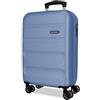 Roll Road Flex Valigia da Cabina Bordeaux 35x55x20 cm Rigido ABS Chiusura a Combinazione Laterale 33L 2.5kg 4 Doppie Ruote Estensibile Bagaglio a Mano