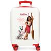 Disney Joumma Disney Vaiana and Friends Valiana da cabina bianca, 33 x 50 x 20 cm, rigida 2 kg ABS 2 kg 33 l bagaglio a mano, bianco, Taglia unica, Valigia cabina