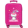 ROLL ROAD Little me Unicorn Valigia da Cabina Rosa 33 x 50 x 20 cm Rigida ABS Chiusura a combinazione laterale 28,4 L 2 kg 4 ruote doppie bagaglio a mano, Rosa, Volume: 33 L, Valigia cabina
