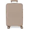 MOVOM Inari Champagne Valigia da Cabina 39x55x20 cm Rigido Polipropilene Chiusura TSA Integrata 37L 2.6kg 4 Doppie Ruote Estensibile Bagaglio a Mano