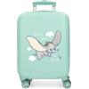 Disney Dumbo Fly Luggage - Bagaglio per bambini, unisex per bambini, bagaglio a mano Dumbo con lucchetto a combinazione laterale e 4 ruote realizzato in ABS, un materiale rigido e leggero.