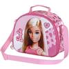 KARACTERMANIA Barbie Fashion-Porta Merenda 3D, Rosa, 25,5 x 20 cm