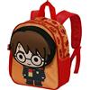 Harry Potter Bobblehead-Zaino Pocket, Arancione, 22 x 28 cm, Capacità 6 L