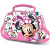 Disney Minni Mouse Too Cute-Porta Merenda 3D, Rosa, 25,5 x 20 cm