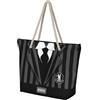 Wednesday Mercoledì Uniform-Borsa da Spiaggia Soleil, Nero, 52 x 37 cm