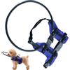 Wuvfojca Imbracatura Guida per Cani Ciechi - Collare guida con strisce riflettenti per cani non vedenti - Collare per Animali con Disabilità | per passeggiate, viaggi, addestramento, uso