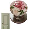 Generico Maniglia Per Porta - Pomello Rotondo Retrò Per Porta Da Interno | Decorazione Artistica per Casa, Pomelli a Fluido per Interni Edifici e Appartamenti