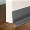 Oppingster Grigio Paraspifferi per Porte, Paraspifferi Porta Blindata, Guarnizione a Spazzola per Porte, Barriera Sottoporta Anti Infestanti, Paraspifferi Sottoporta