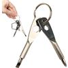 Generico Strumento multifunzione portachiavi, strumento cacciavite portachiavi | Cacciaviti da viaggio multiutensile in acciaio legato | Gadget con strumento ad alta resistenza per uomi