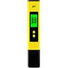 Fuhjythy Precisione 0,01 del Tester Della Penna del Misuratore di PH LCD Digitale, Calibrazione Automatica 'Acqua Della Piscina 'Acquario, del Vino e del Giallo Delle Urine