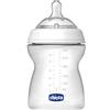 Chicco 80725 Biberon NaturalFeeling, 4 Mesi, 250 ml, Flusso Regolabile