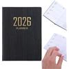 Generic Agenda tascabile 2026, formato compatto, X1, agenda giornaliera A7, piccolo calendario, programma giornaliero, per lavoro, scuola, università, posto di lavoro, famiglia, studenti, adulti, donne