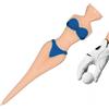 Generisch Divertente tee da golf, bikini da golf, accessorio sportivo portatile e innovativo, per donne, uomini, principianti, di esercizi in giardino