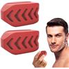 Generico Palla per esercizi Jawline, Esercitatore per mascelle in silicone - Scultore per il miglioramento della mascella,Strumento per modellare la mascella per palestra, area di lavoro, viaggio d'affari, cas
